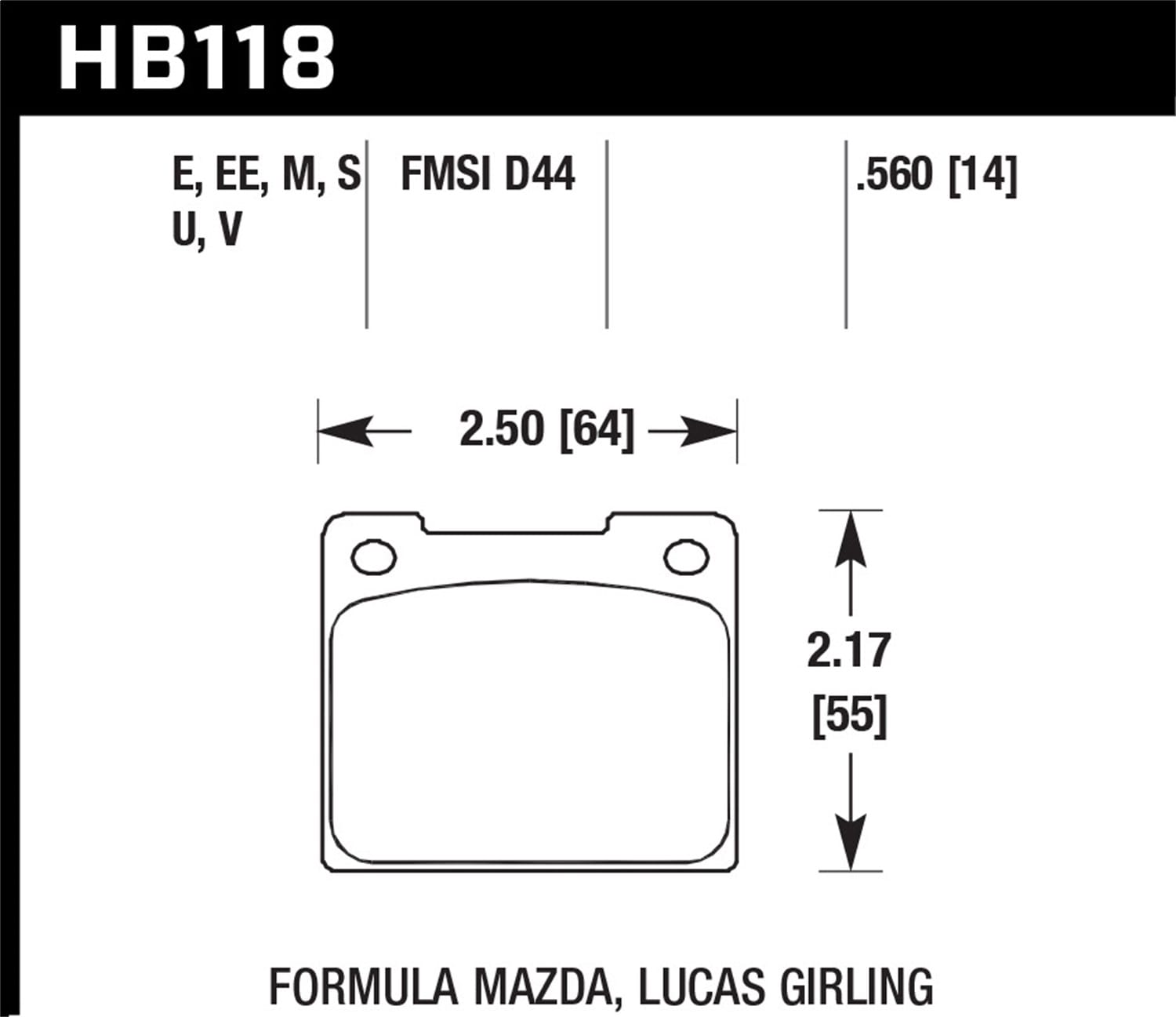 Blue 9012 Disc Brake Pad