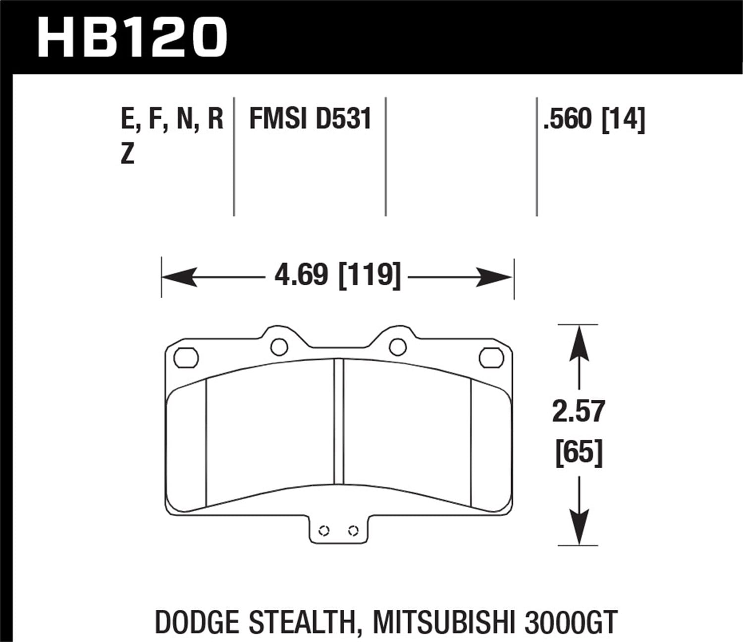 Blue 9012 Disc Brake Pad