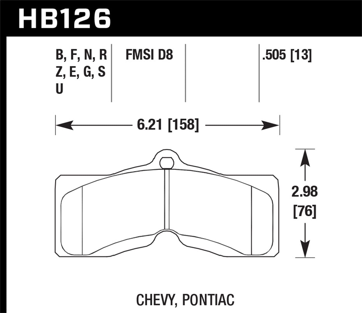 HPS 5.0 Disc Brake Pad