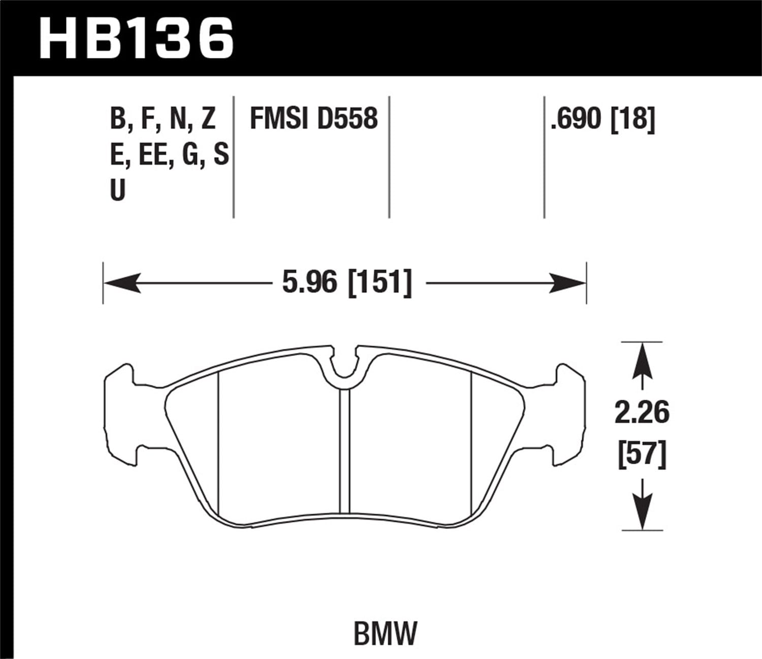 HPS 5.0 Disc Brake Pad