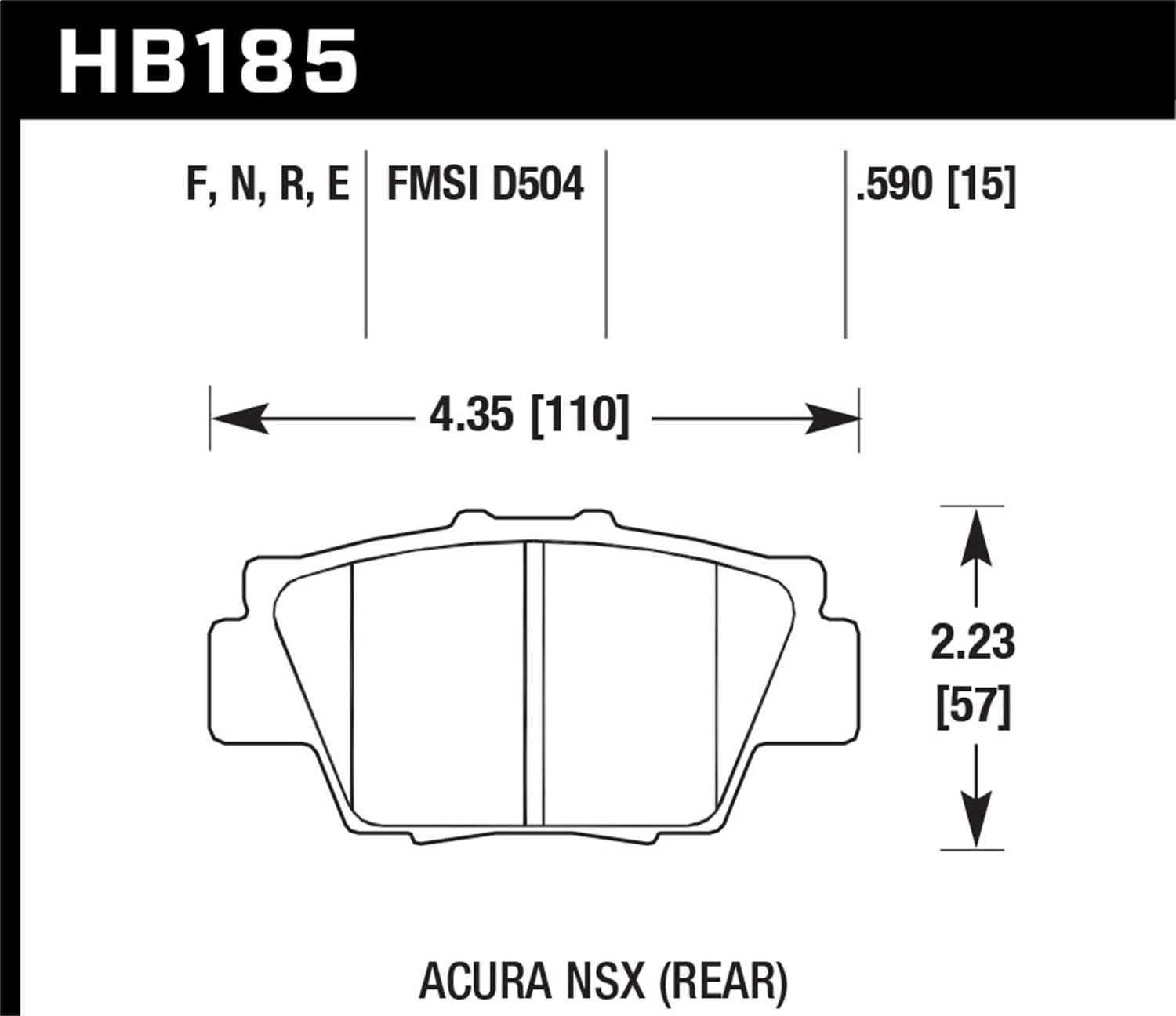 HPS 5.0 Disc Brake Pad