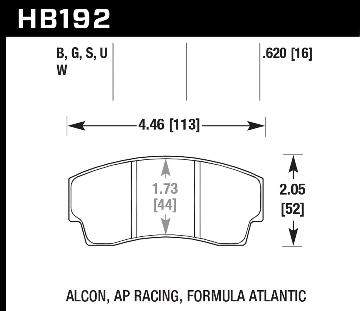 HPS 5.0 Disc Brake Pad