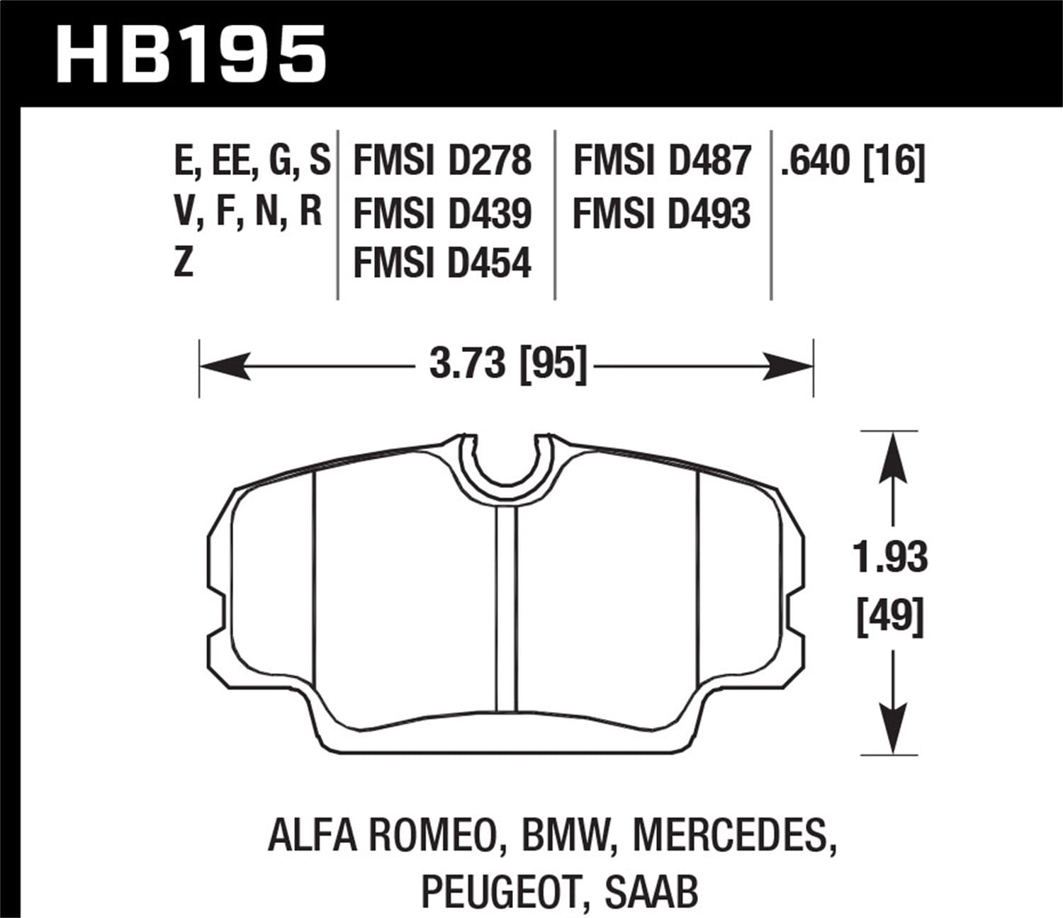 HPS 5.0 Disc Brake Pad