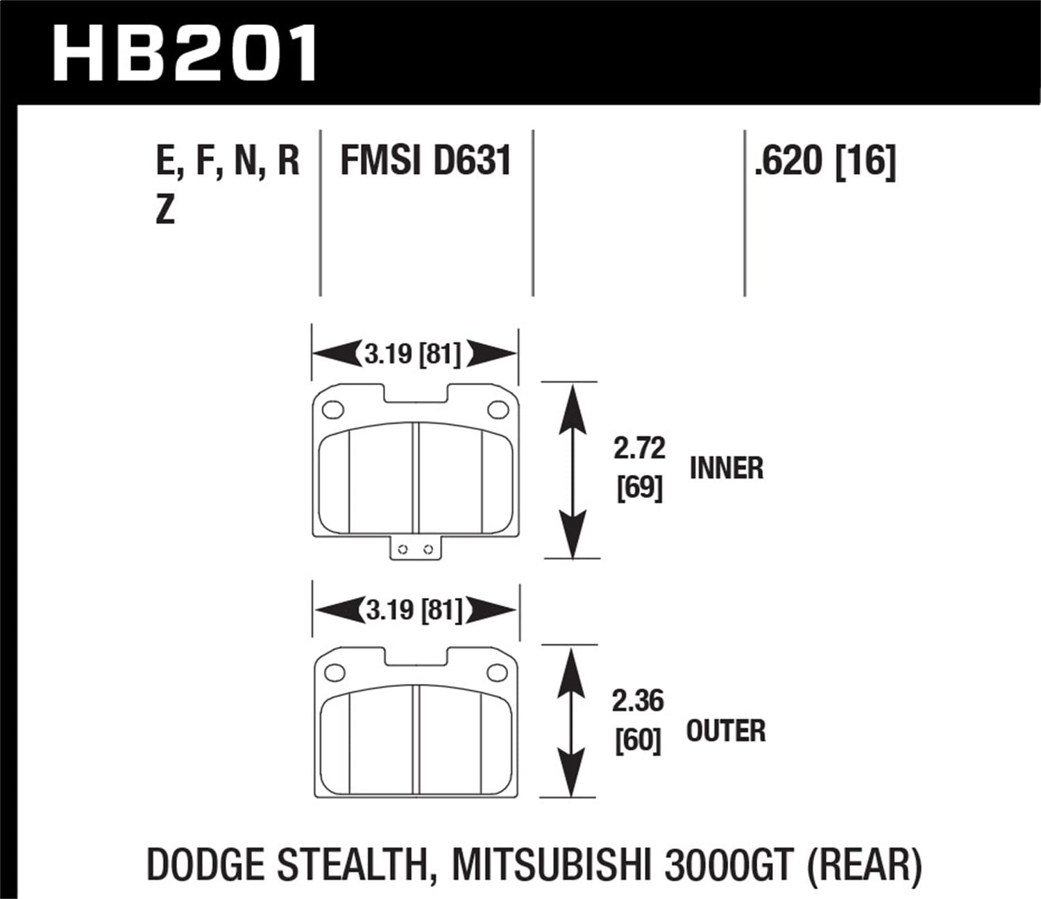 HPS Disc Brake Pad