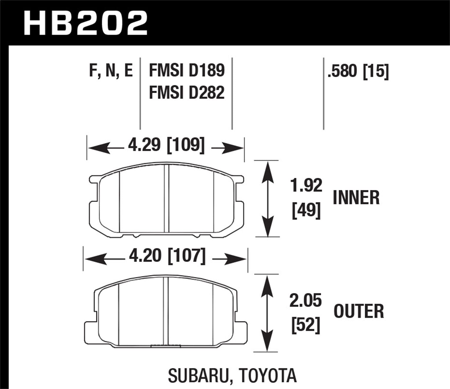 Blue 9012 Disc Brake Pad