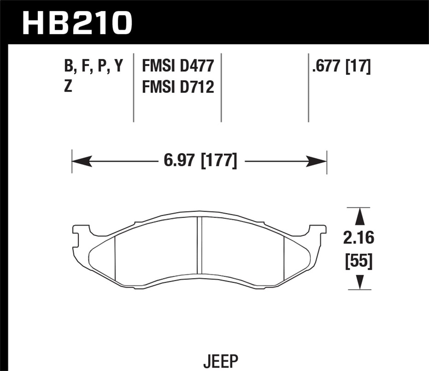 HPS 5.0 Disc Brake Pad