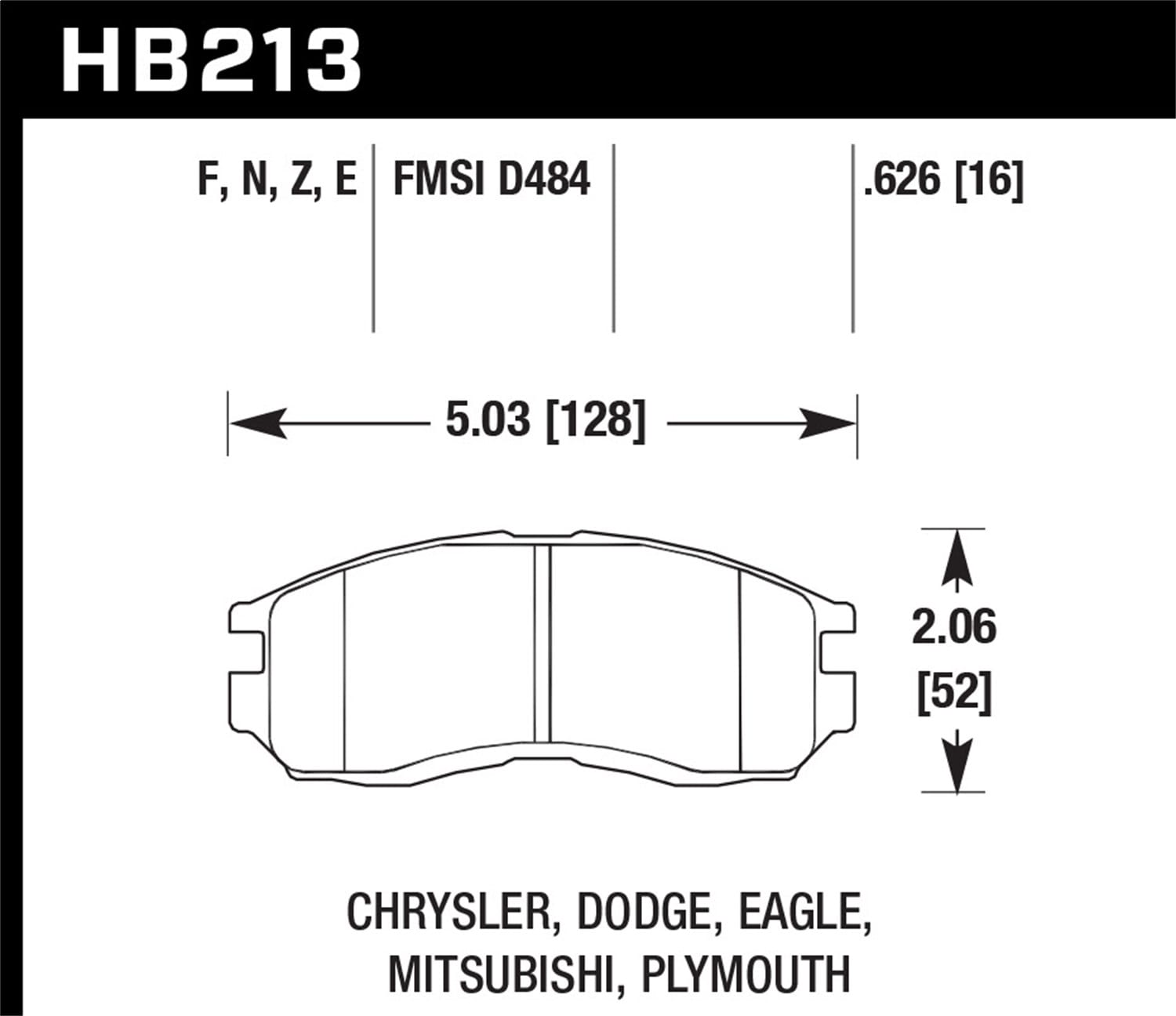 Blue 9012 Disc Brake Pad