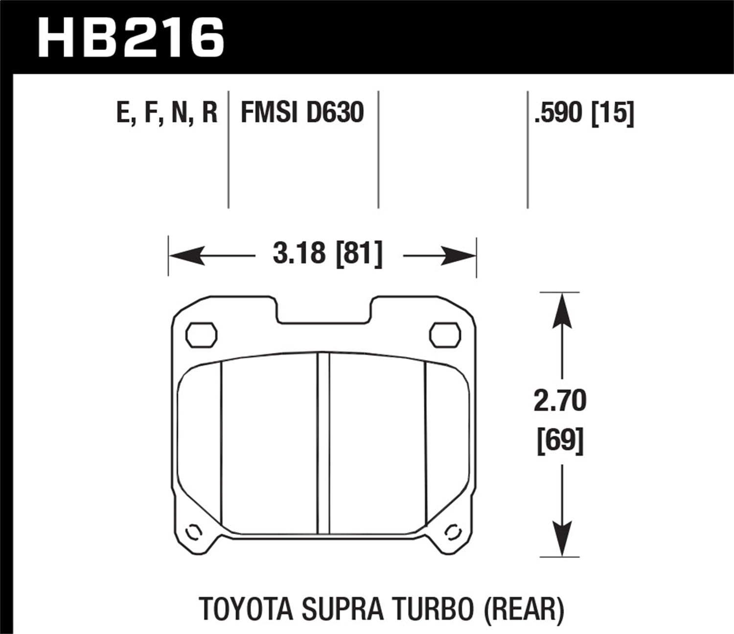 HPS 5.0 Disc Brake Pad