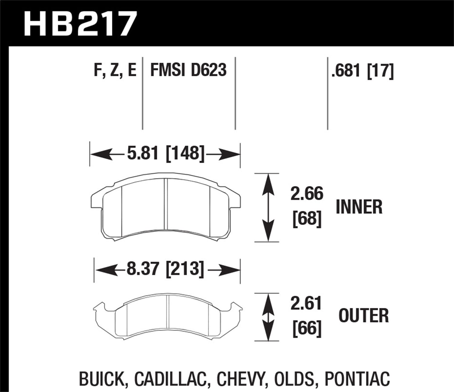 Blue 9012 Disc Brake Pad