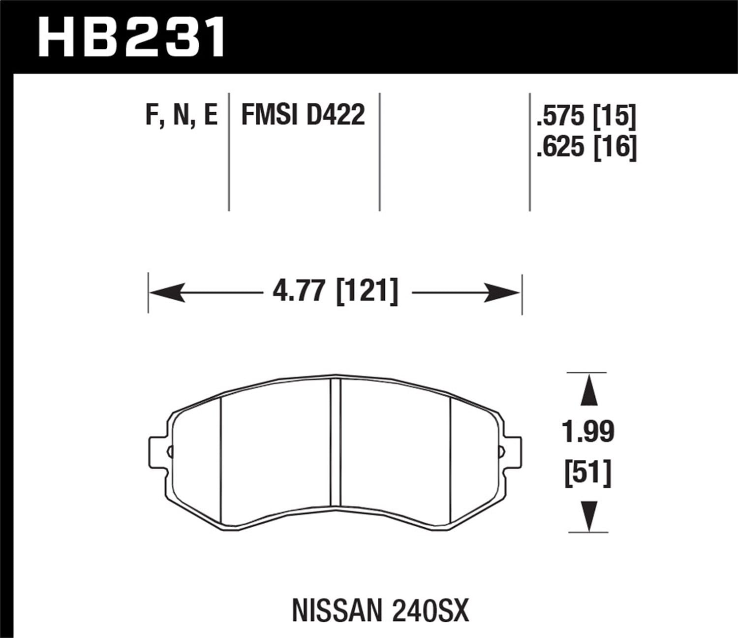 HPS 5.0 Disc Brake Pad