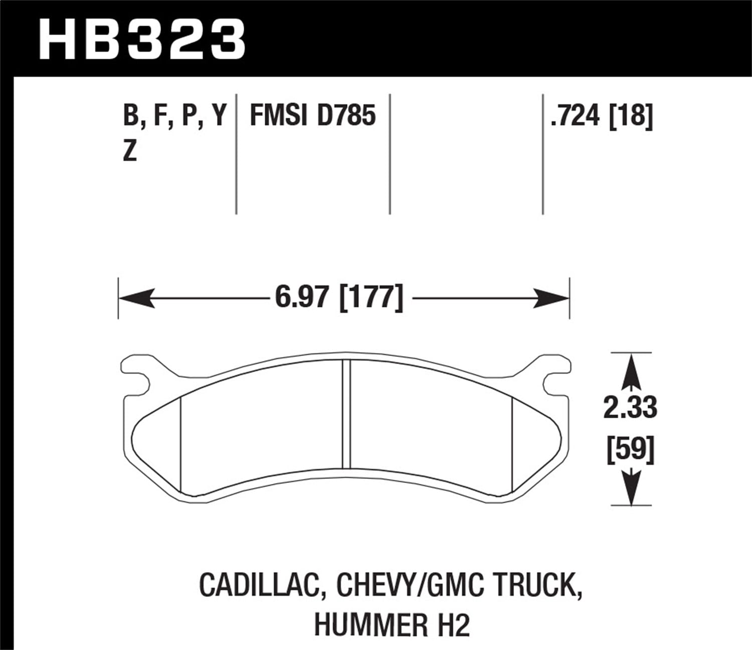 HPS 5.0 Disc Brake Pad