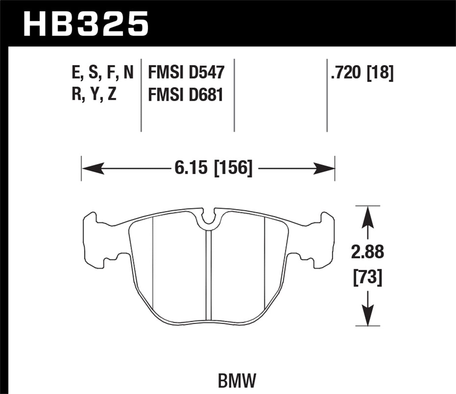 HPS 5.0 Disc Brake Pad