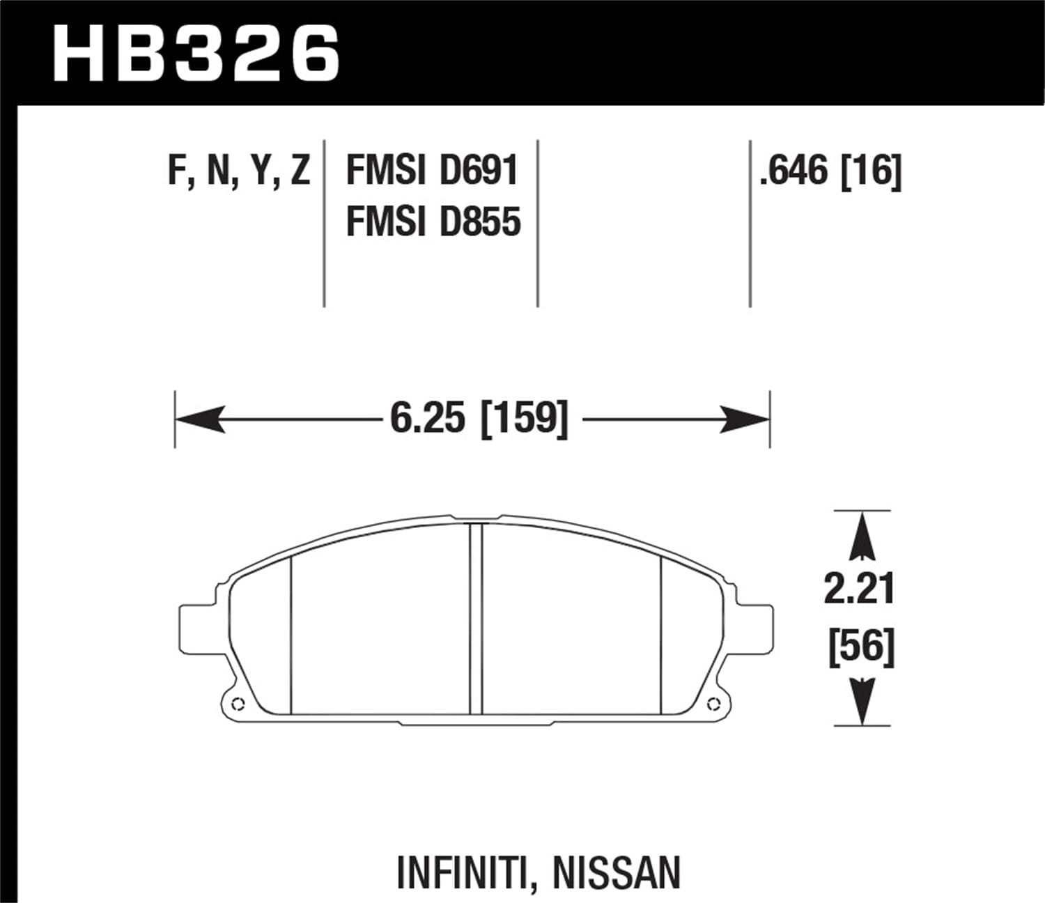 HPS Disc Brake Pad