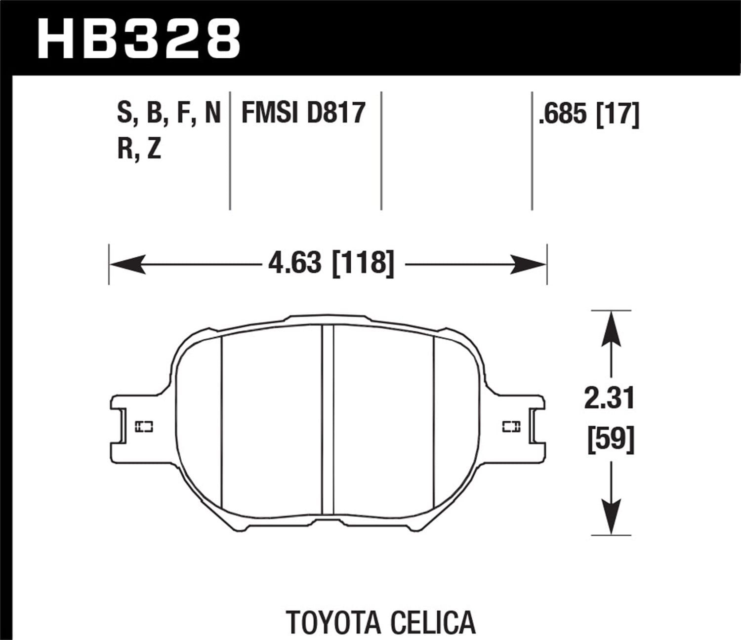 HPS 5.0 Disc Brake Pad