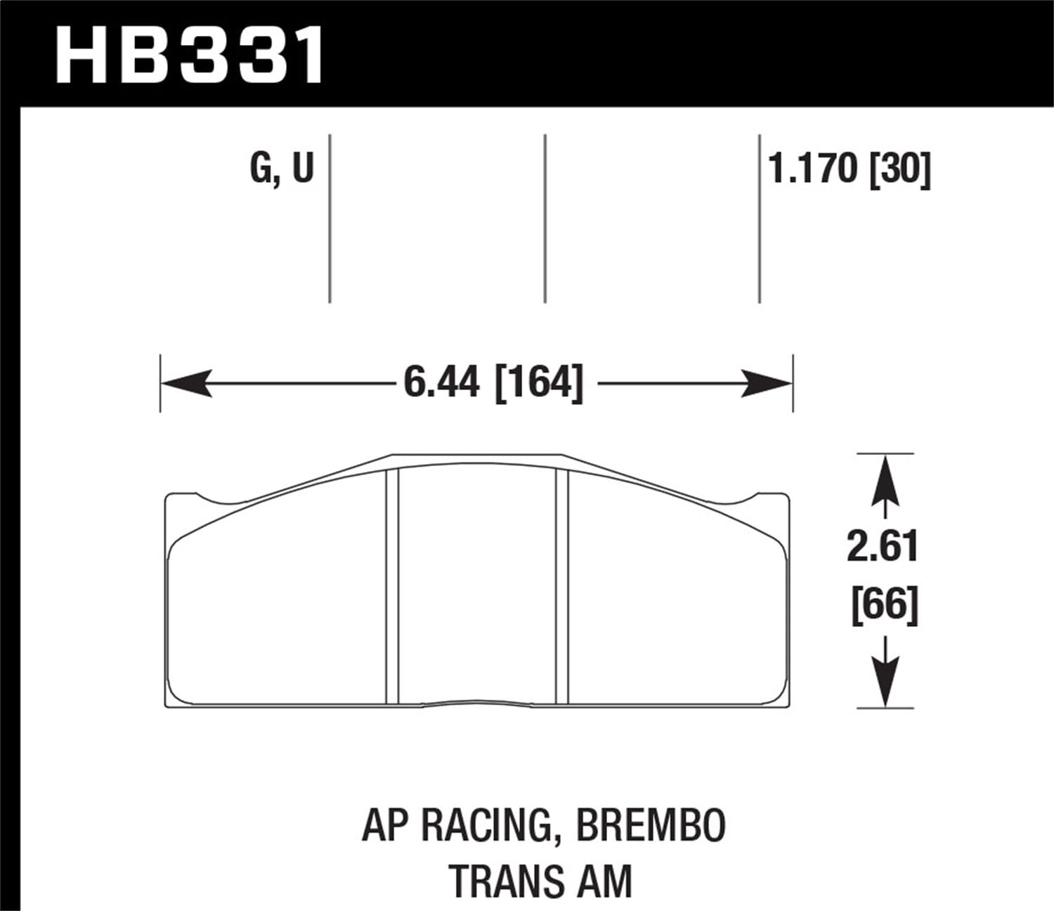 DTC-60 Disc Brake Pad