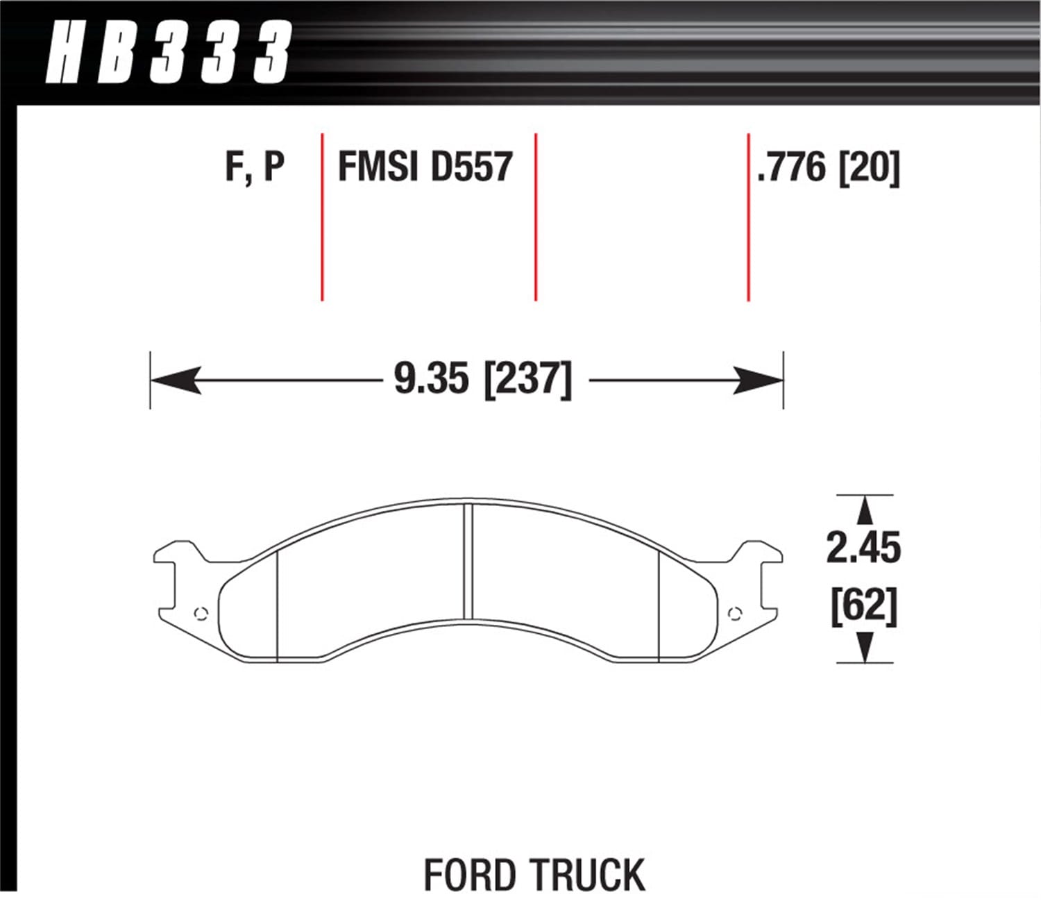 HPS Disc Brake Pad