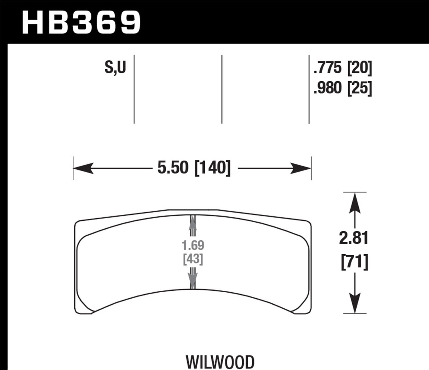 HT-10 Disc Brake Pad