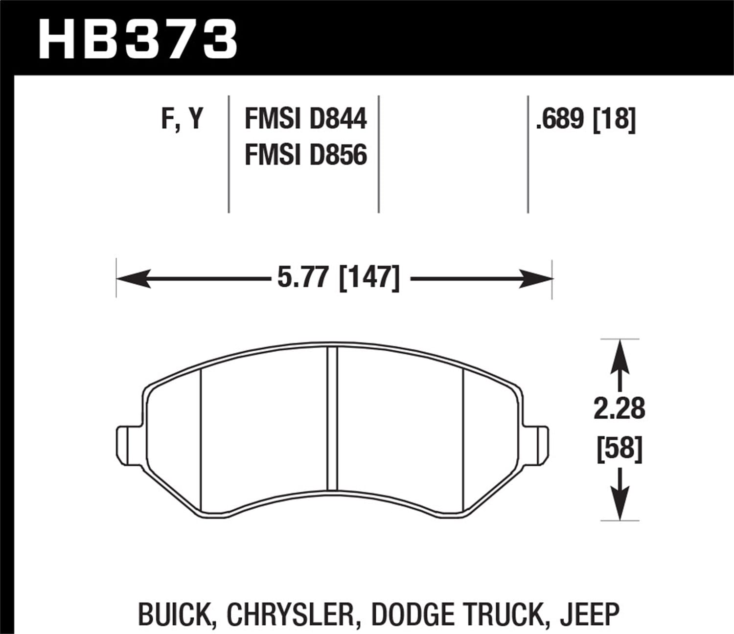 HPS Disc Brake Pad
