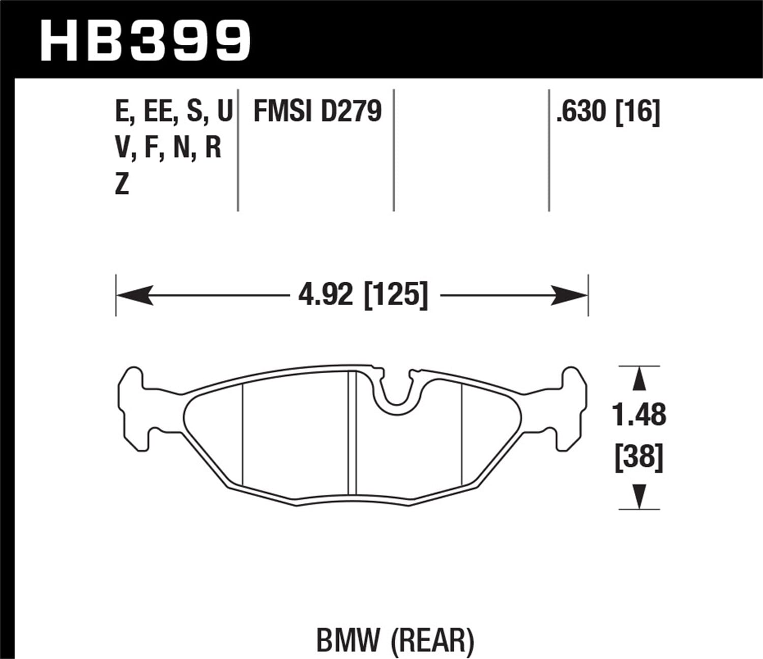 HPS 5.0 Disc Brake Pad