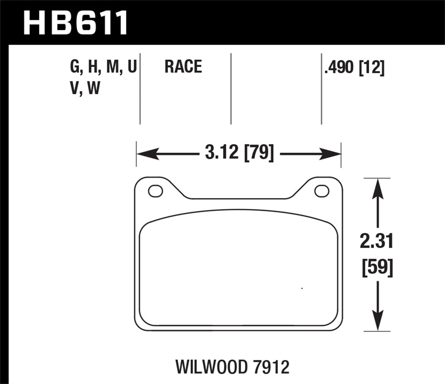 HPS 5.0 Disc Brake Pad
