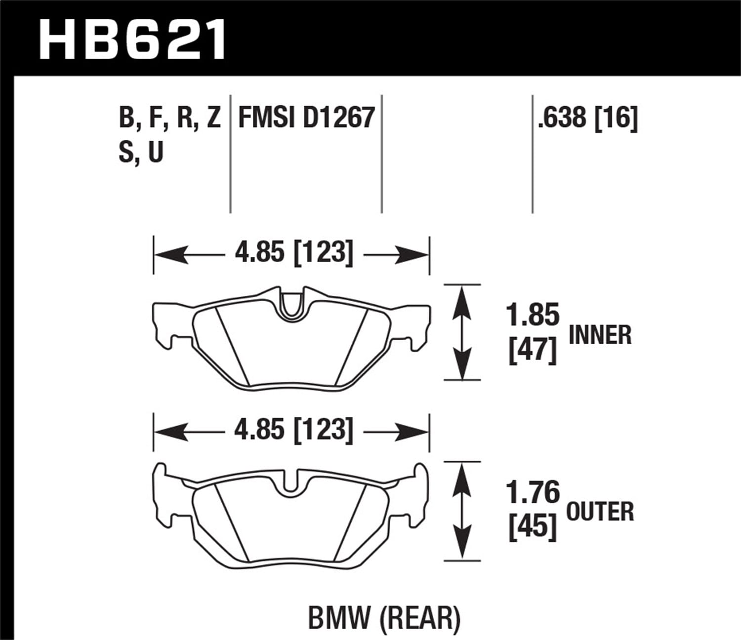 HPS 5.0 Disc Brake Pad