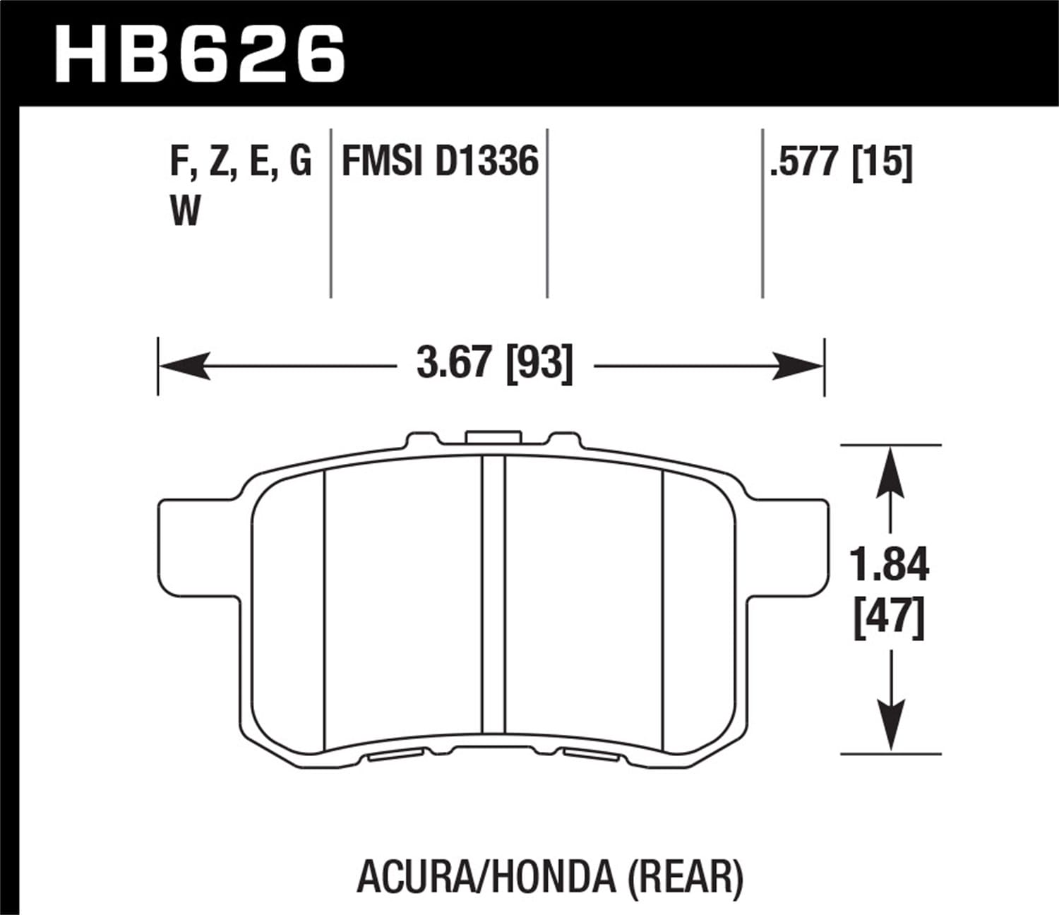 HPS 5.0 Disc Brake Pad