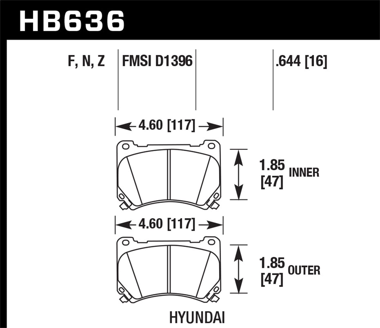 HP Plus Disc Brake Pad