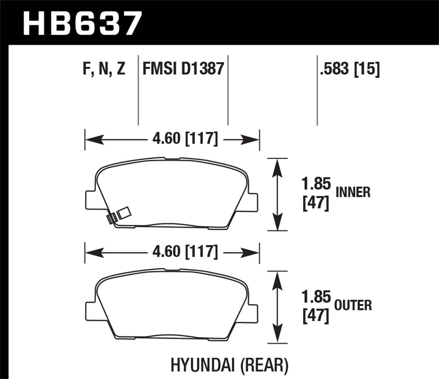 HPS Disc Brake Pad