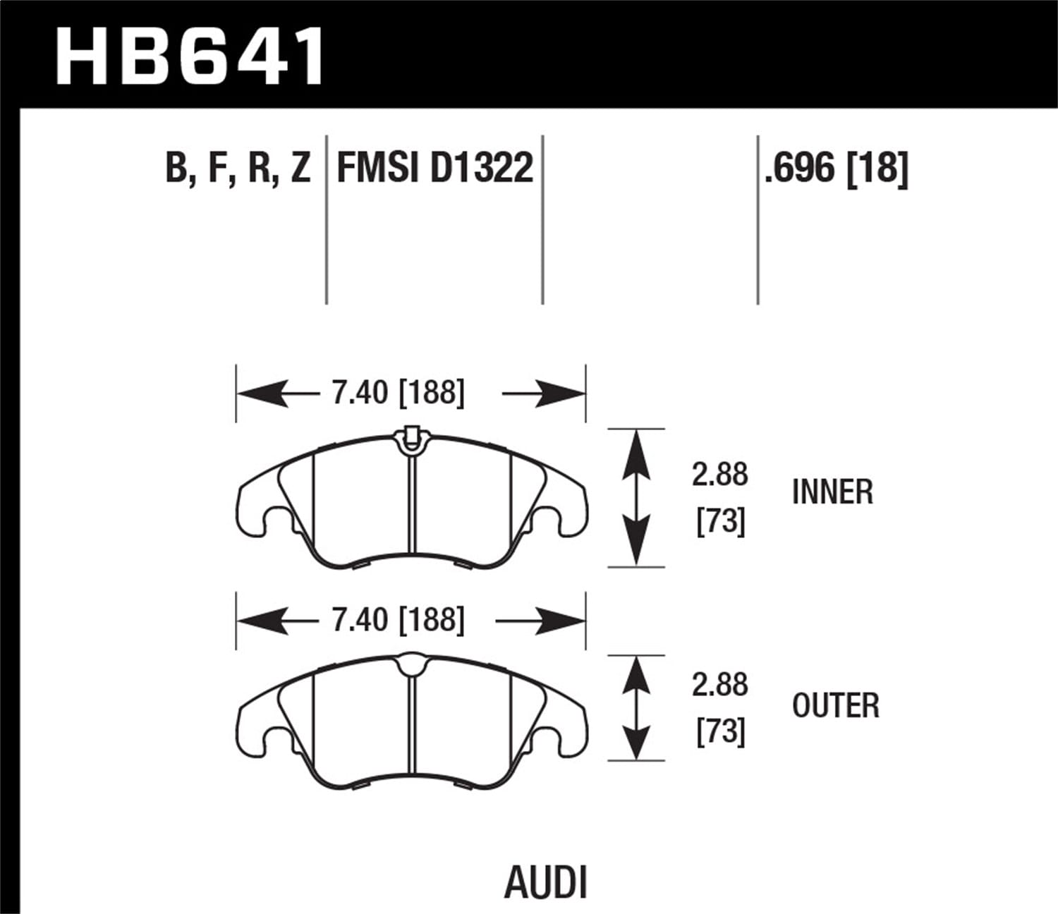 HPS 5.0 Disc Brake Pad