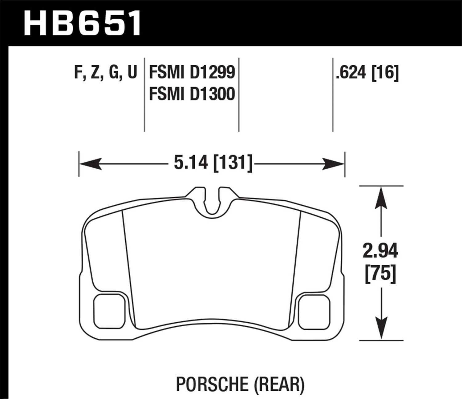 DTC-60 Disc Brake Pad