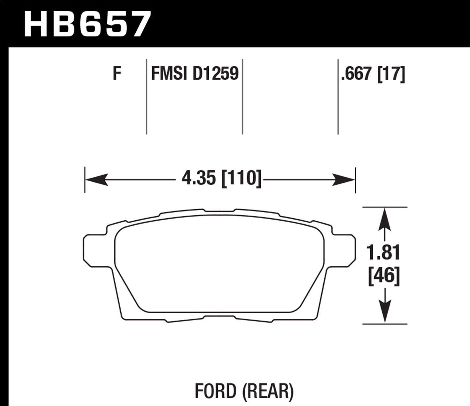 HPS Disc Brake Pad