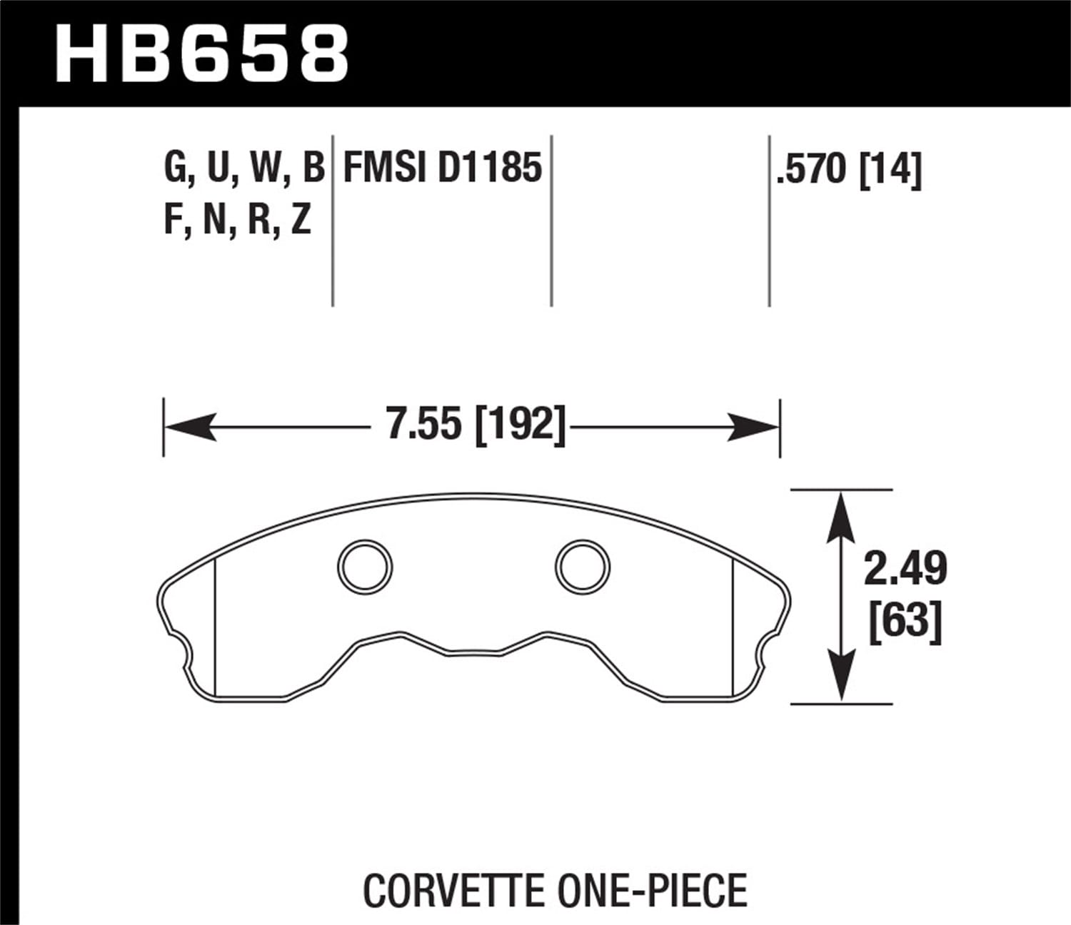 HPS 5.0 Disc Brake Pad