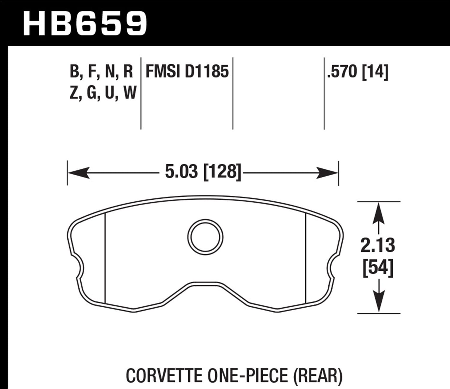 HPS 5.0 Disc Brake Pad