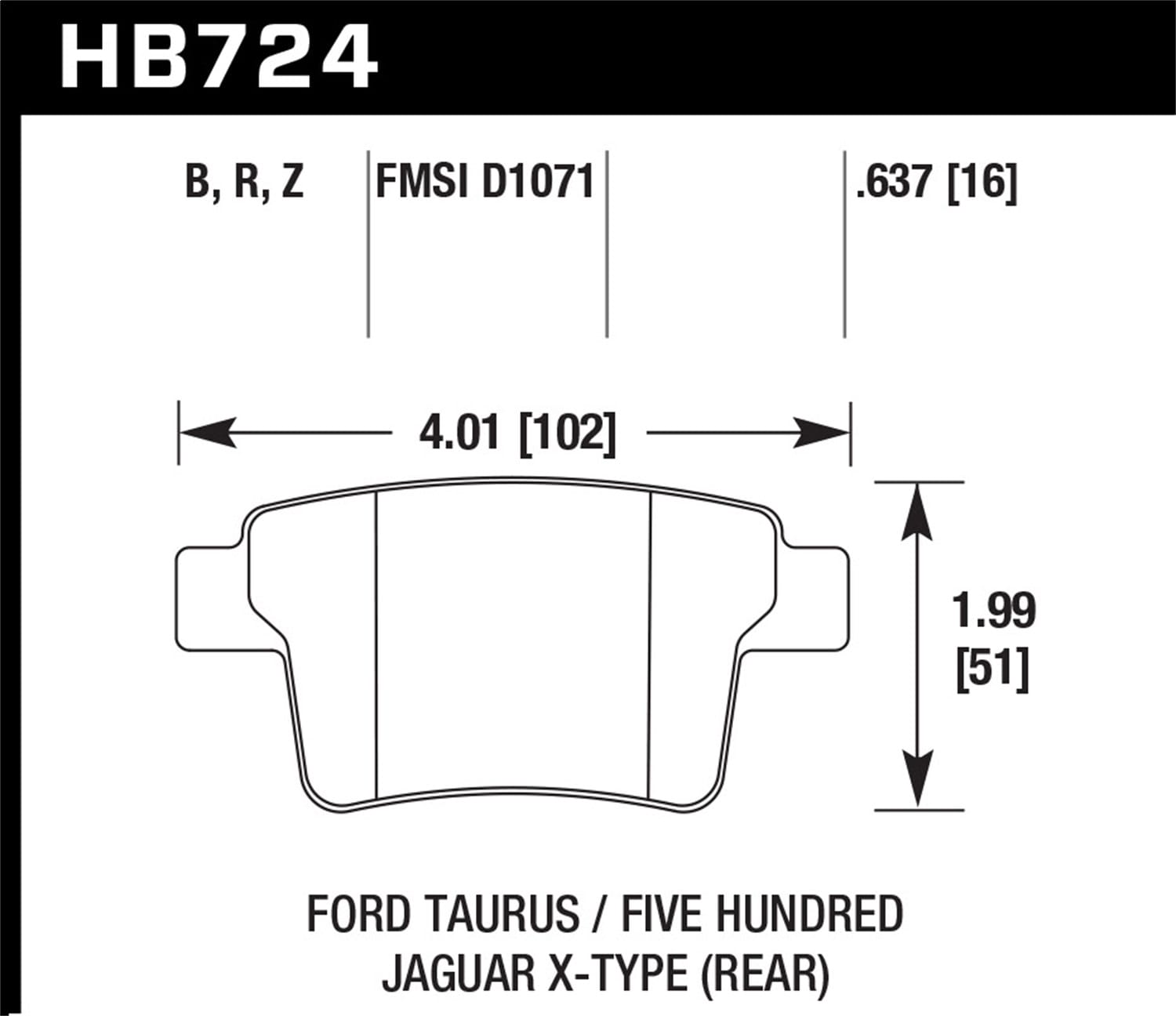 HPS 5.0 Disc Brake Pad
