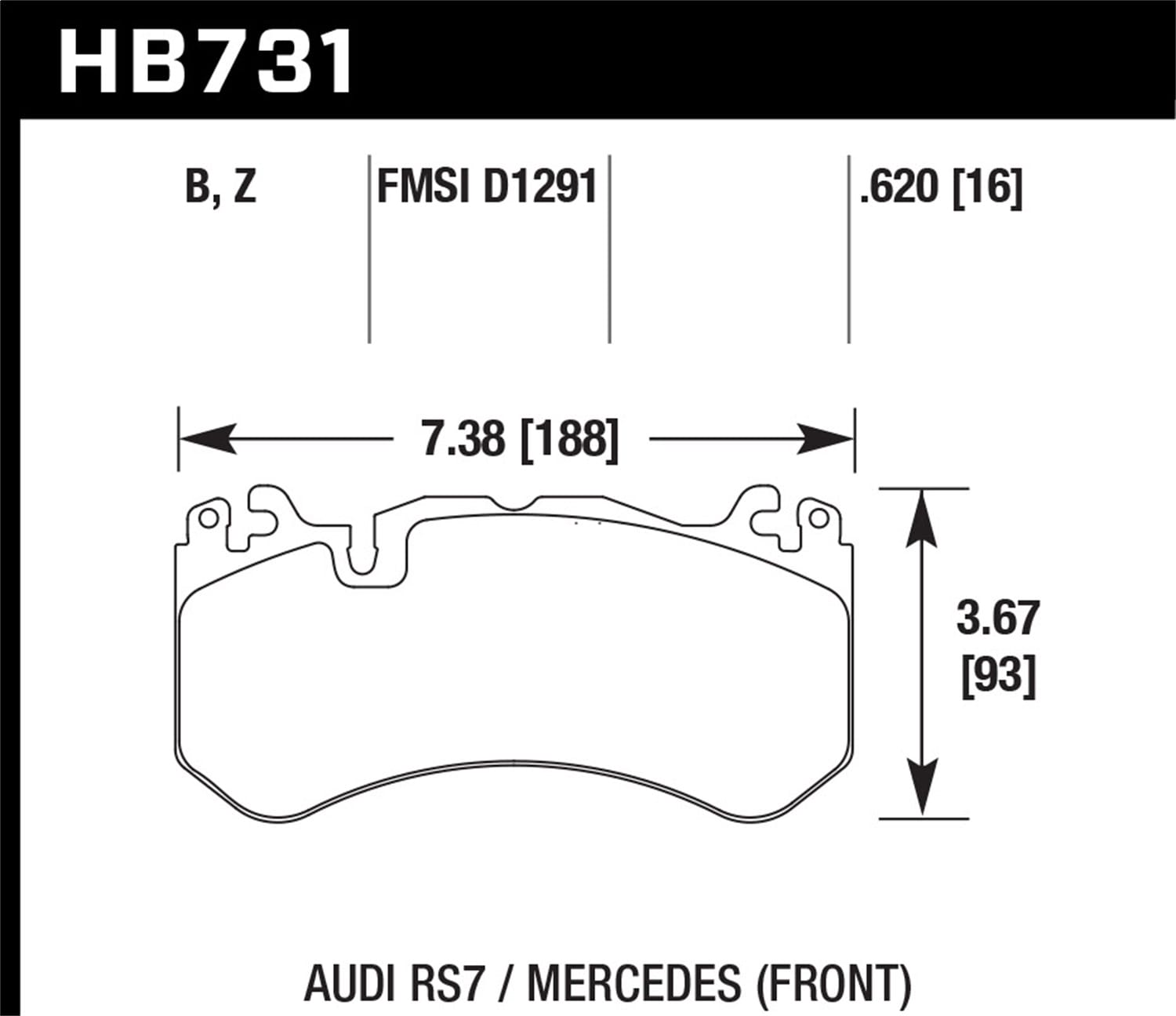HPS 5.0 Disc Brake Pad