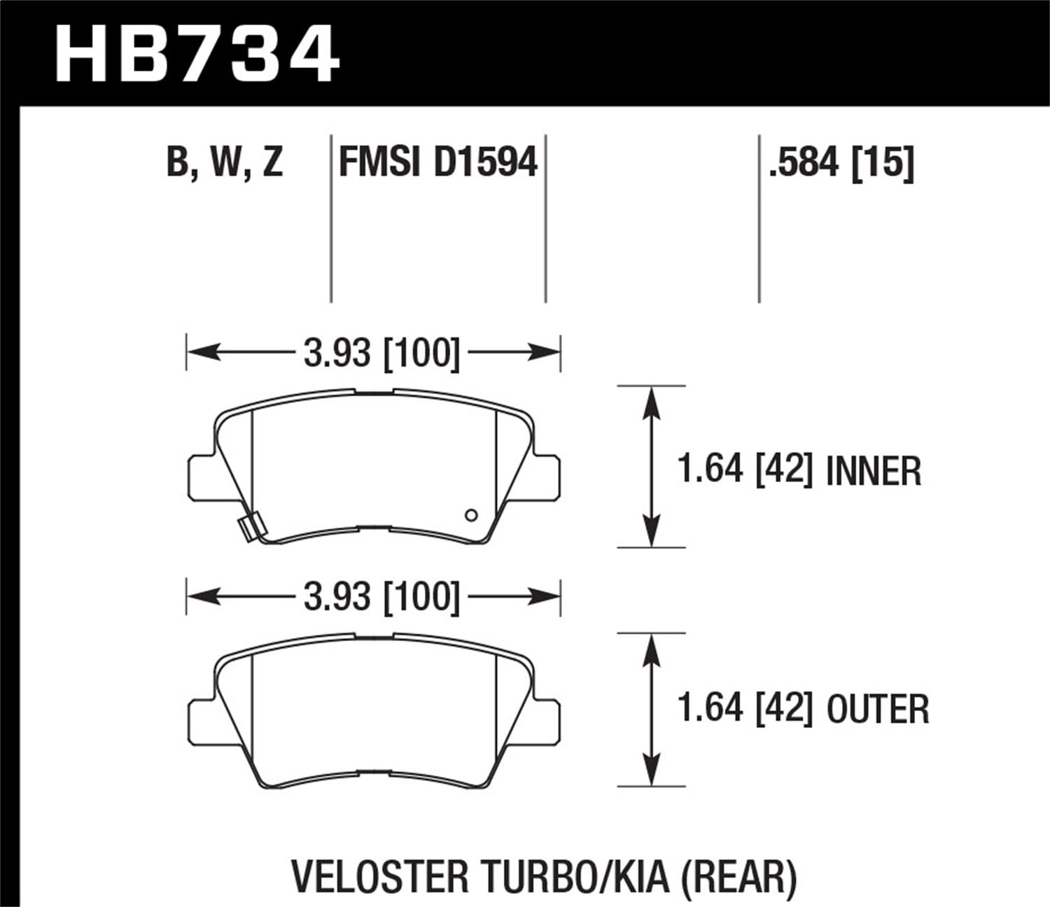 HPS 5.0 Disc Brake Pad