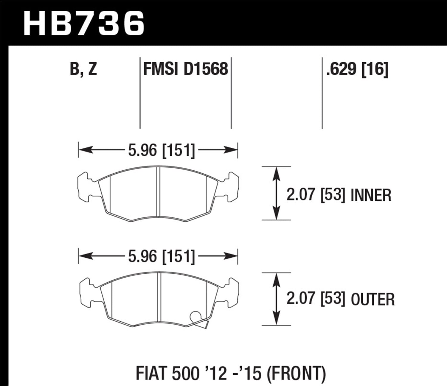 HPS 5.0 Disc Brake Pad
