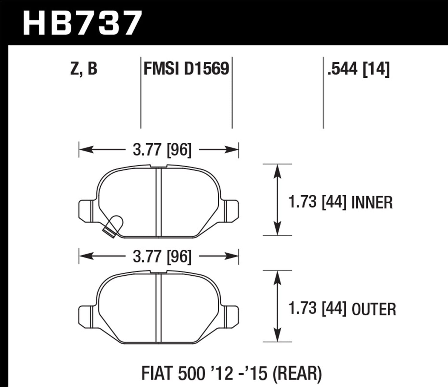 HPS 5.0 Disc Brake Pad