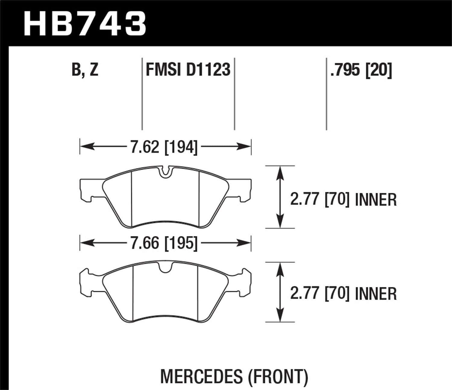 HPS 5.0 Disc Brake Pad