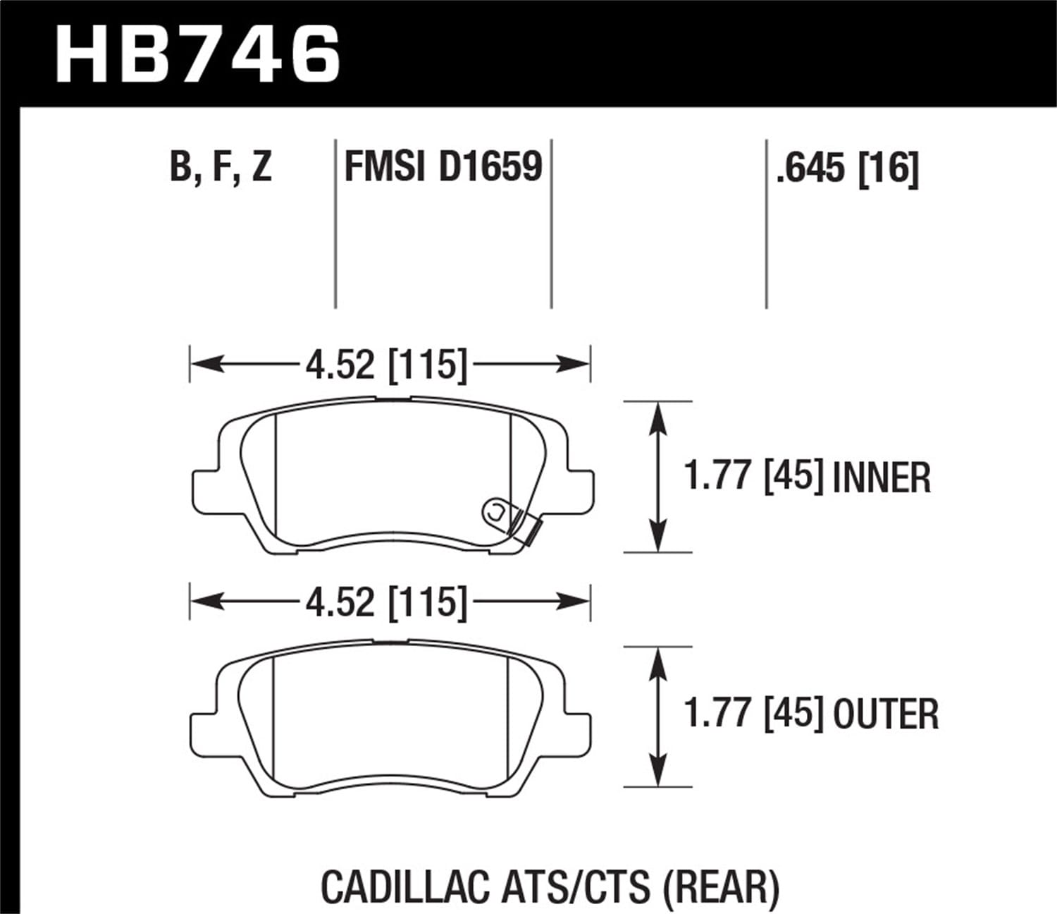 Performance Ceramic Disc Brake Pad