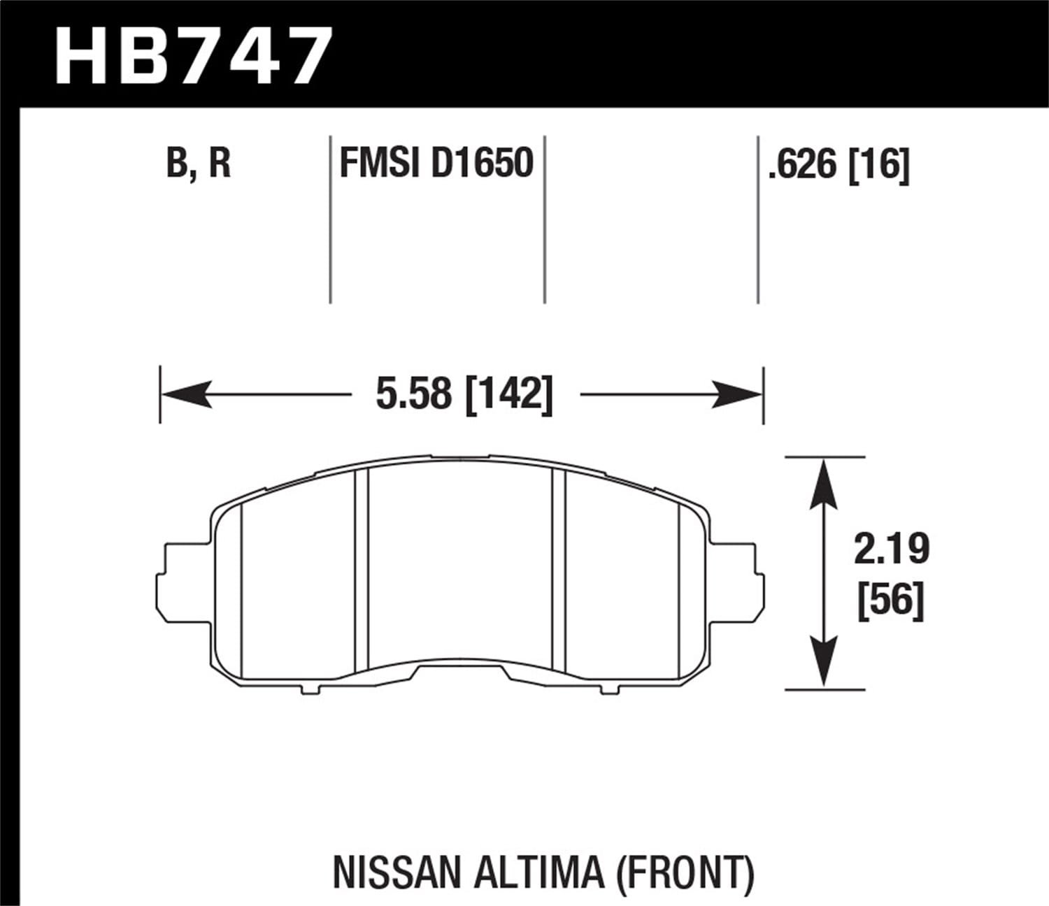 HPS 5.0 Disc Brake Pad