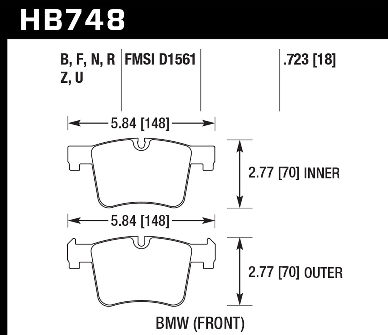 HPS 5.0 Disc Brake Pad