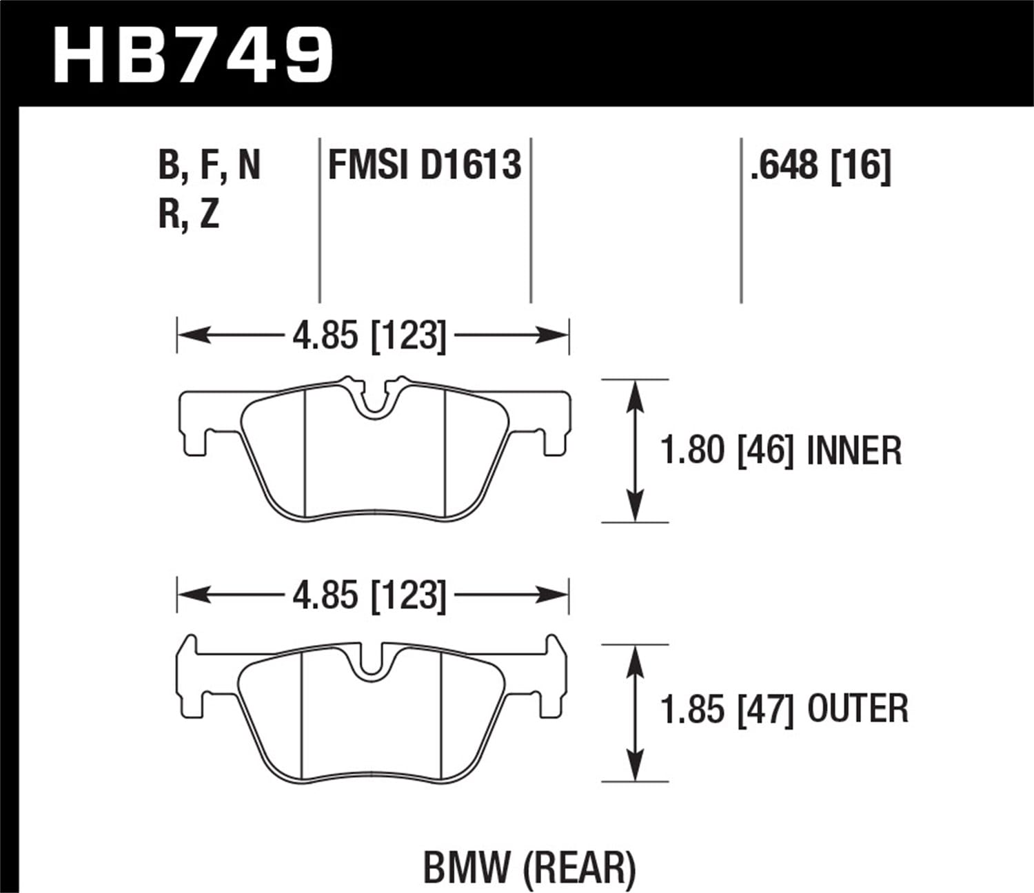 HPS 5.0 Disc Brake Pad