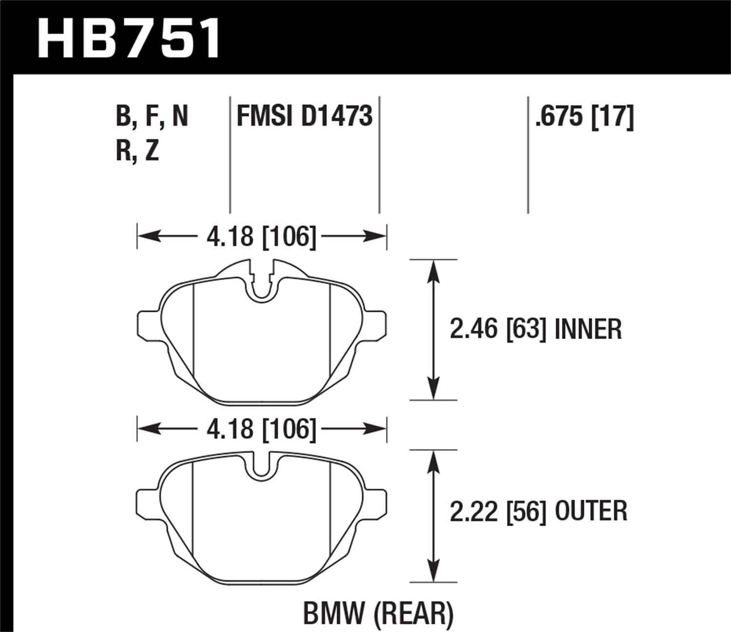 HPS 5.0 Disc Brake Pad