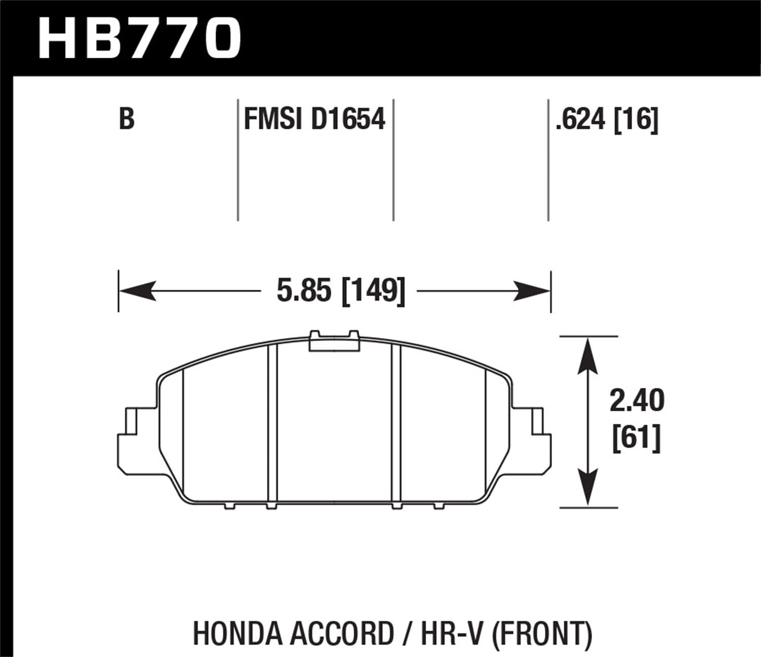 HPS 5.0 Disc Brake Pad