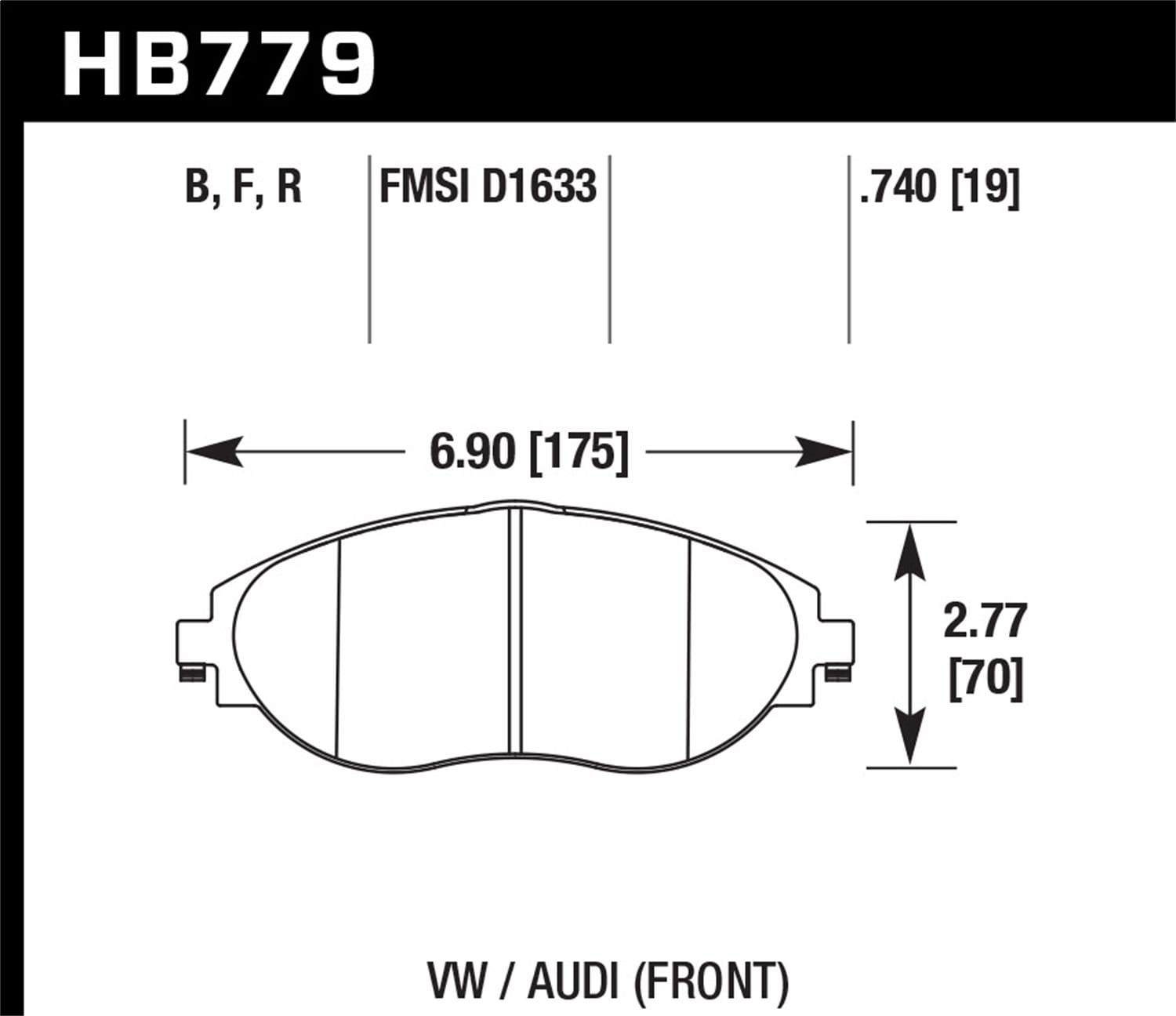 HP Plus Disc Brake Pad