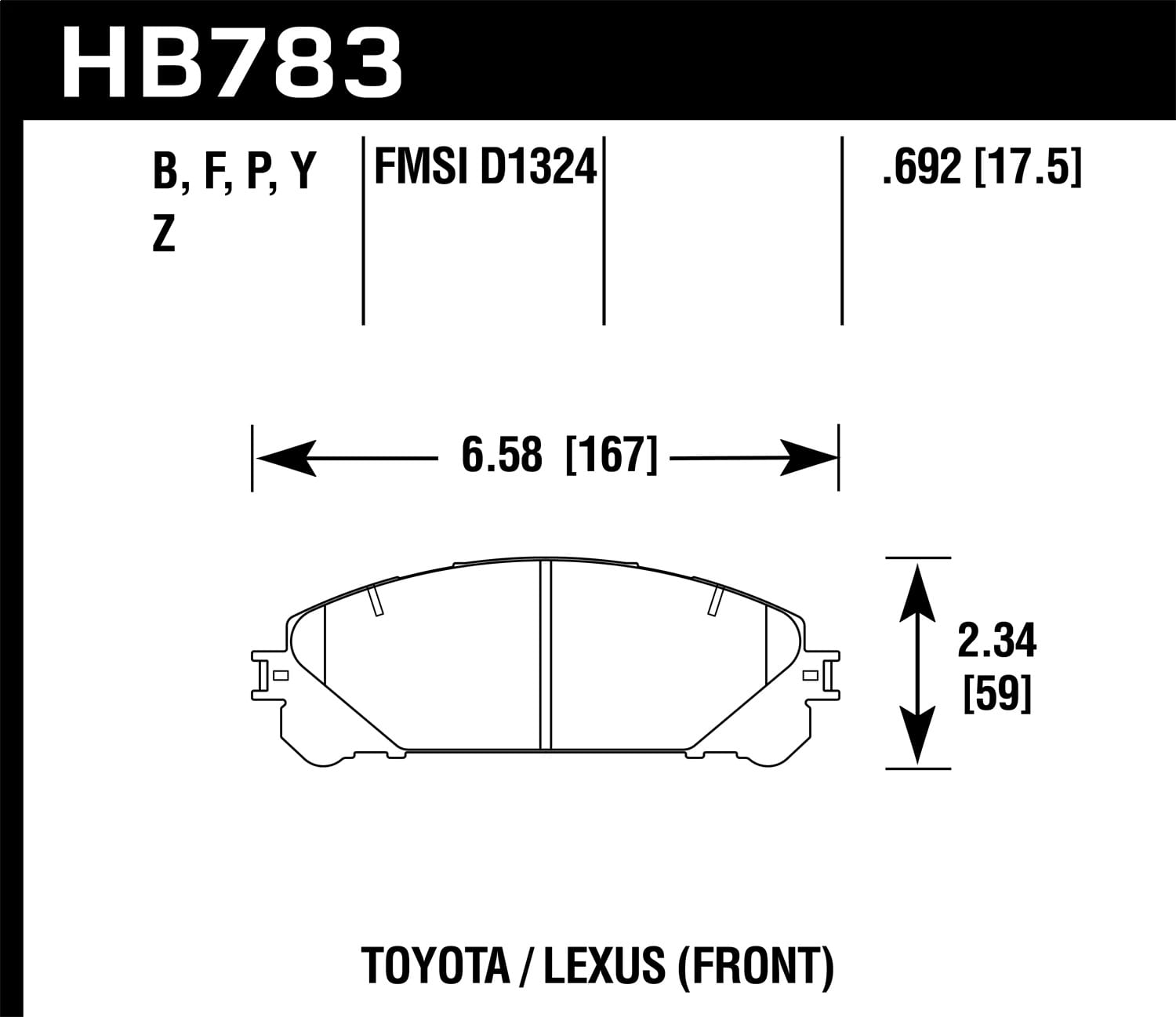 HPS 5.0 Disc Brake Pad