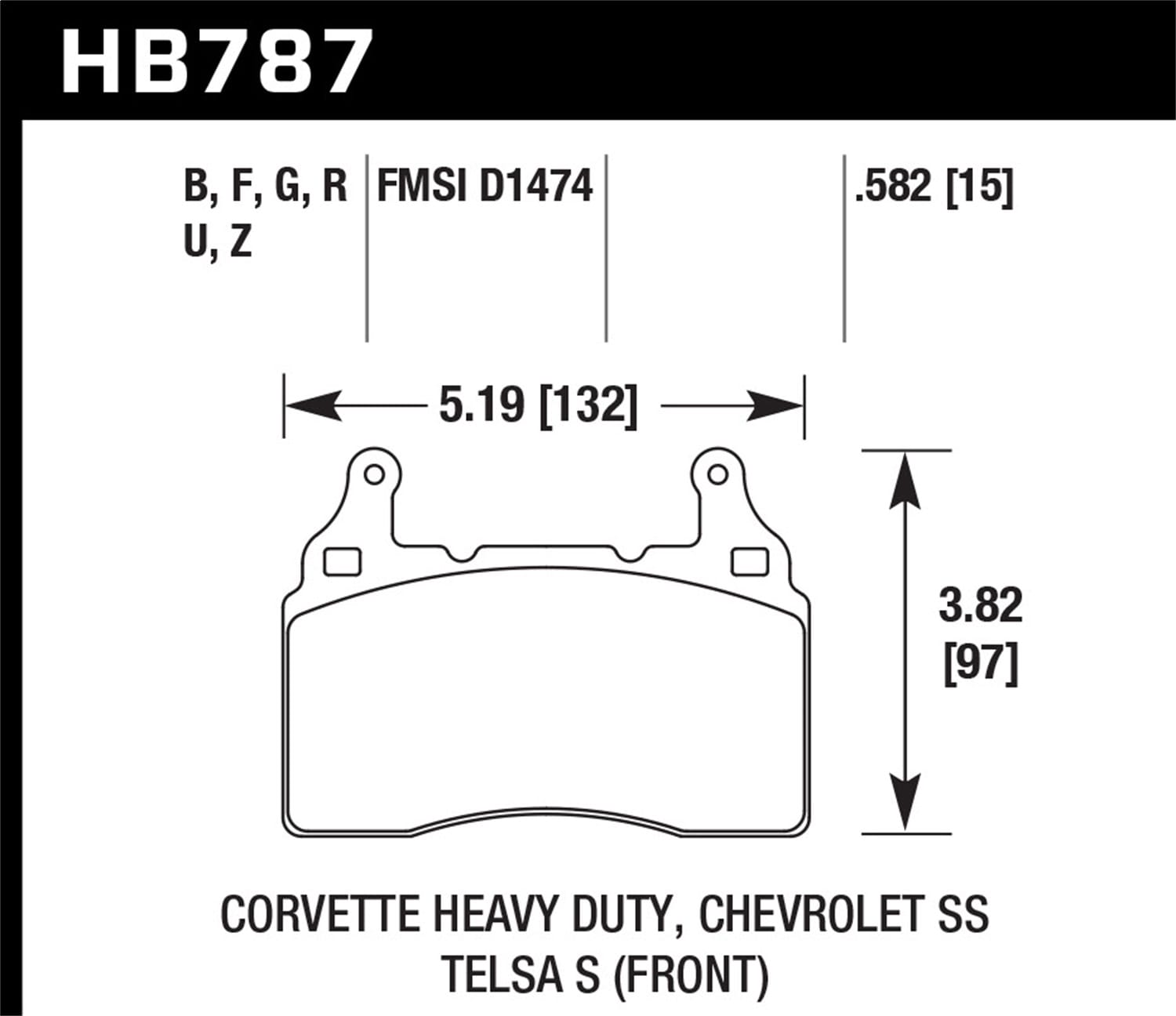 HPS 5.0 Disc Brake Pad