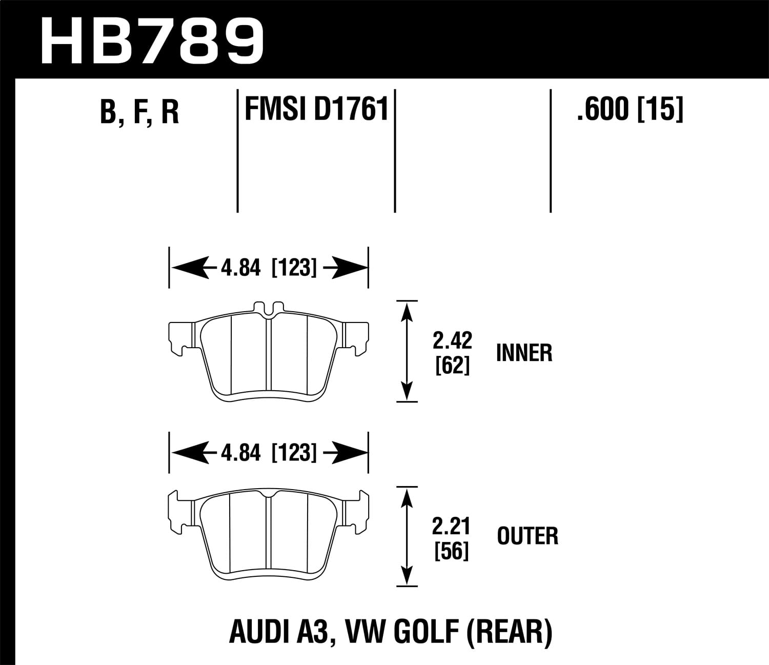 HPS 5.0 Disc Brake Pad