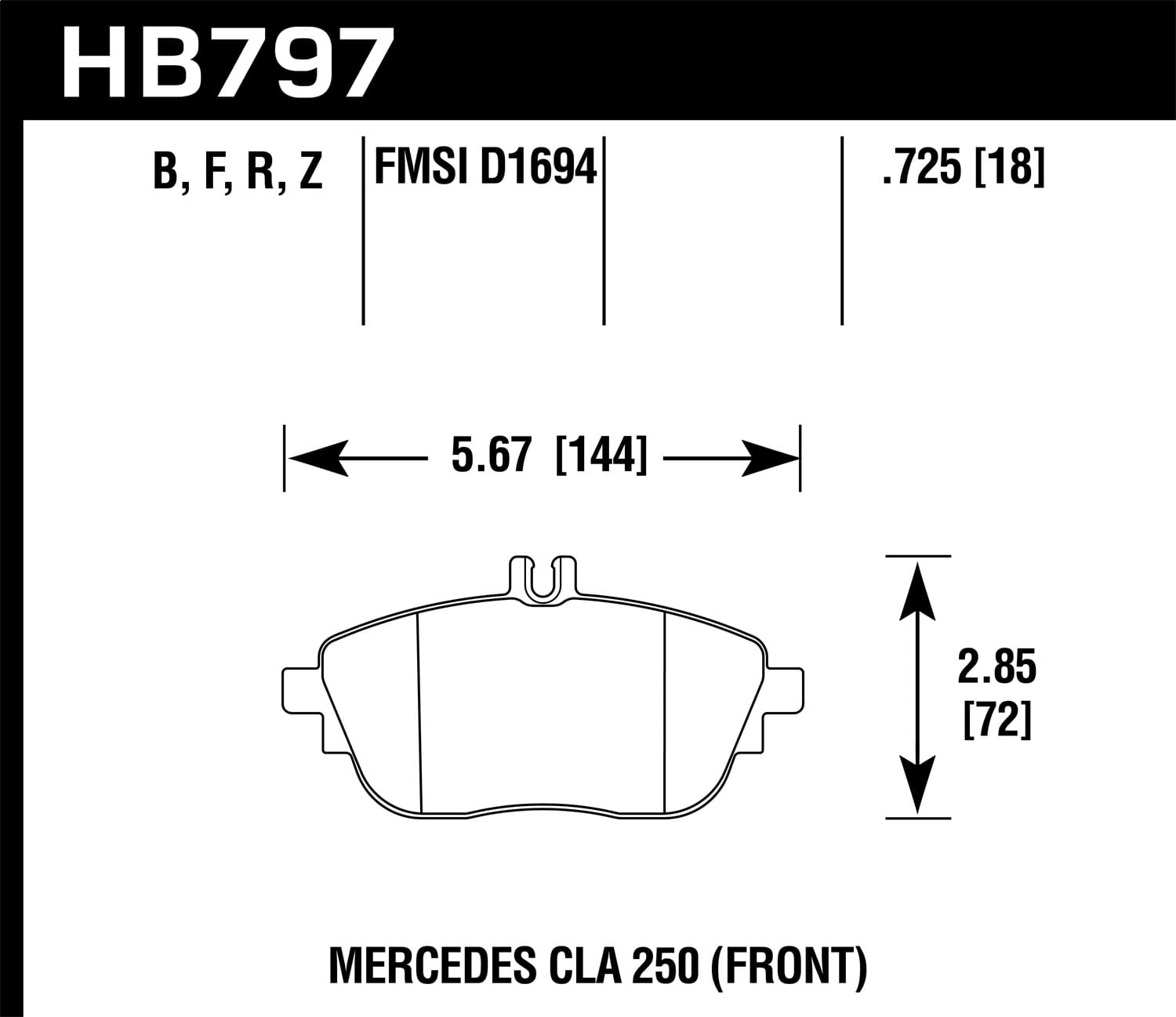 HPS 5.0 Disc Brake Pad